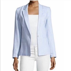Joie blue linen blazer